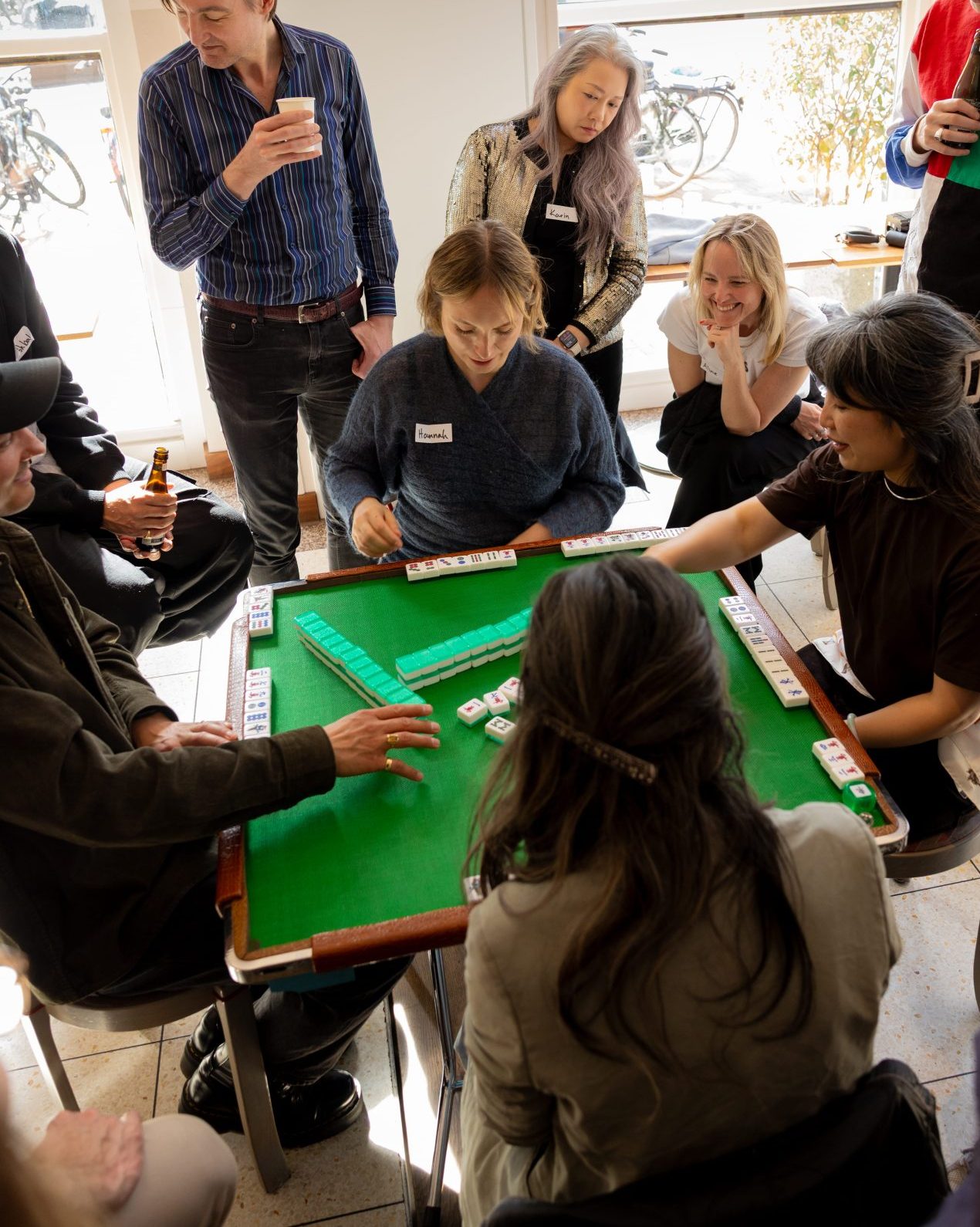 Mahjong workshop amsterdam cafe wu